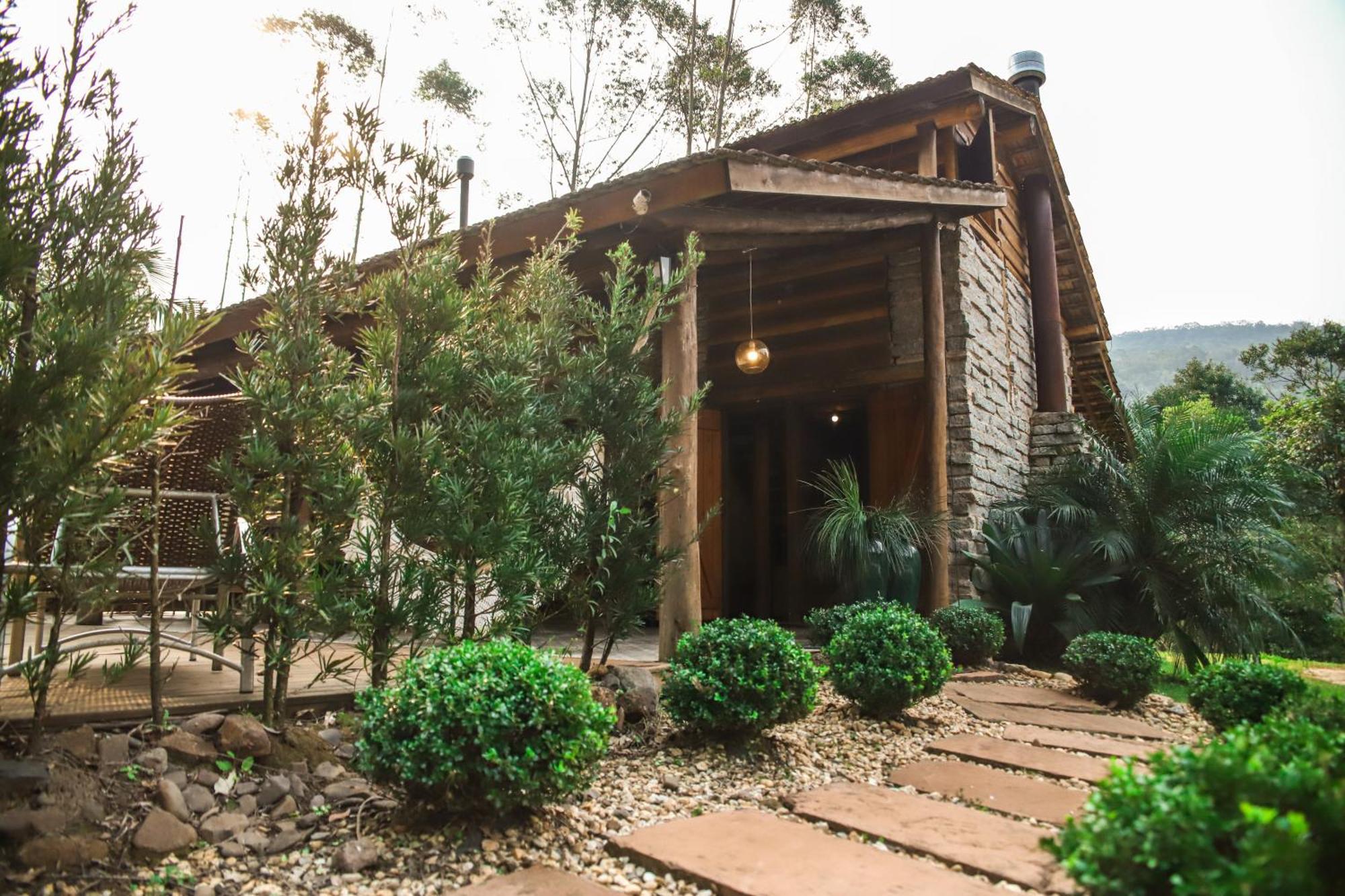 Chale Casa De Pedra, Vivenda Serra Velha, Chales De Montanha Timbe do Sul 외부 사진