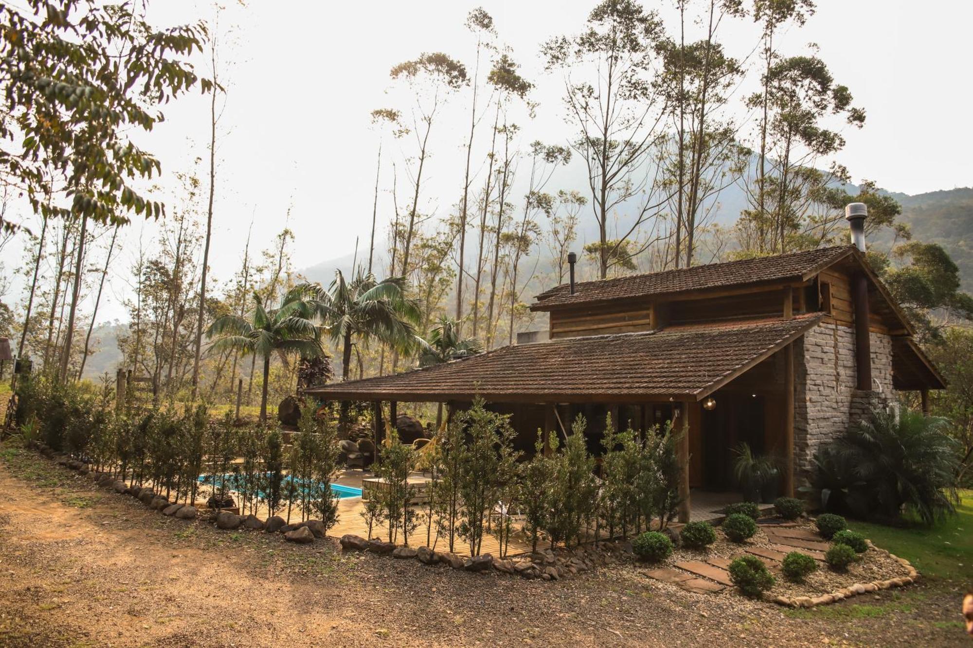 Chale Casa De Pedra, Vivenda Serra Velha, Chales De Montanha Timbe do Sul 외부 사진